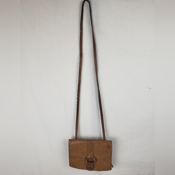Fossil Tan Leather Crossbody Purse Small - Picture 4 of 8